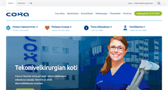 Desktop Screenshot of coxa.fi